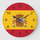 Recherche de drapeau espagnol horloges Pays