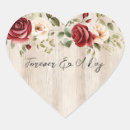 Search for cream and red wedding stickers Roses