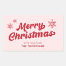 Search for xmas rectangle stickers Minimal