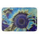 Search for sunflower bath mats Blue