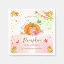 Search for pink pumpkin napkins Girl