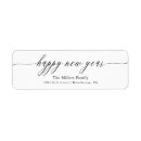 Search for new years return address labels Happy new year