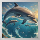 Recherche de de dauphins art Océan