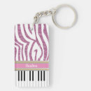 Search for pink zebra keychains Pattern