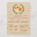 Search for birch baby shower invitations Animals