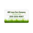 Search for mowing return address labels Landscaping