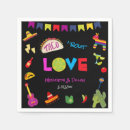 Search for mexican fiesta napkins Taco bout love