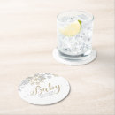 Search for silver glitter coasters Baby shower