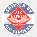 Search for air express stickers Vintage