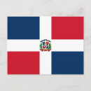 Recherche de drapeau dominicain cartes postales Patriotique