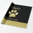 Search for shiny gold wrapping paper Black