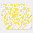 Search for yellow polka dot wrapping paper Baby shower