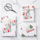 Search for joy to the world wrapping paper Vintage