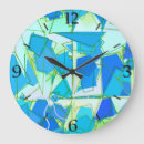 Search for mid century modern clocks Turquoise