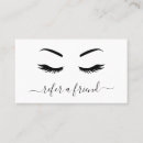 Search for eyelash referral cards Lashes