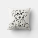 Recherche de dessin de chien coussins Simple