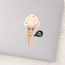 Search for funny ice cream stickers Pink