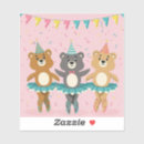 Search for dancing bear stickers Ballerina