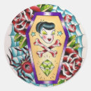 Search for vintage tattoo stickers Girl