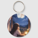 Search for moonlit night keychains Sky