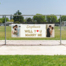 Search for will you marry me banners Proposal