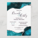 Search for teal and silver invitations Agate