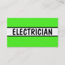 Search for electrician business cards Bold