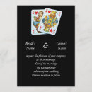 Search for king and queen of hearts invitations Black