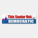 Search for senior bumper stickers Democrat