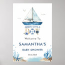 Search for nautical party decor Ahoy it's a boy