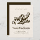Recherche de brunch thanksgiving invitations Simple