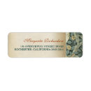 Search for aged paper return address labels Vintage