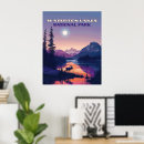 Search for waterton lakes posters Vintage travel