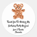 Search for orange glitter stickers Thank