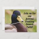 Recherche de saison de chasse invitations Canard