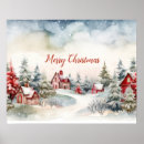 Search for christmas landscape posters Vintage