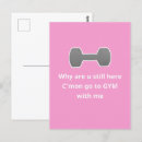 Recherche de gym cartes postales Motivation