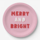 Search for merry and bright plates Retro