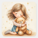 Recherche de couleurs douces autocollants Ours en peluche