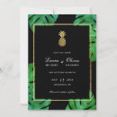 Search for pineapple save the dates Tropical