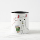 Search for funny alpaca mugs Cartoon