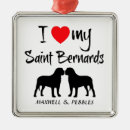 Search for saint bernard dog ornaments Dogs