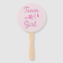 Search for baby shower hand fans Girl or boy