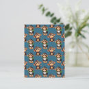 Search for monkey design postcards Cute