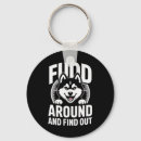 Search for out keychains Funny quote