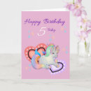 Search for girl 5th birthday cards Pink