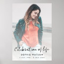 Search for celebration of life posters Handwritten script