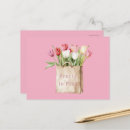 Recherche de fleurs rouges et blanches cartes postales Floral