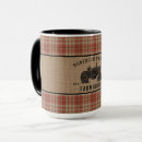 Search for black and red plaid mugs Rustic