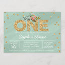 Search for mint birthday invitations Sparkle